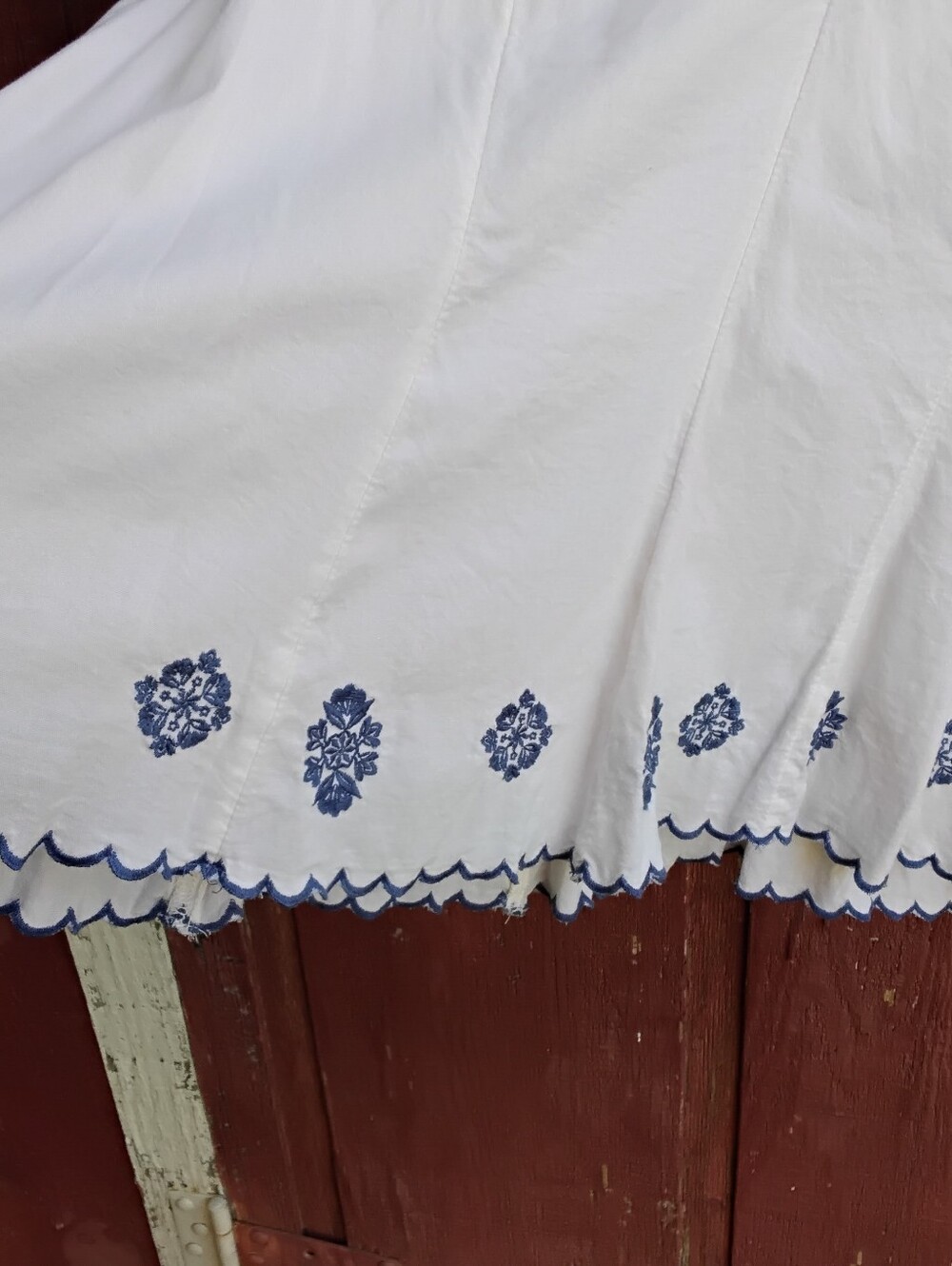 Embroidered Peplum Top - Picture 4 of 4